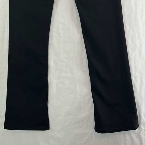 Express Skyscraper Mid-Rise Jeans Women 2R Hyper Stretch Vented Inside Hem Black - Picture 8 of 16